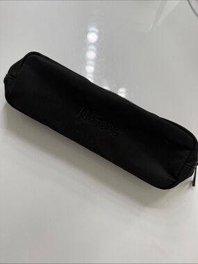 HB Face Black Zippered Makeup Brush Pouch